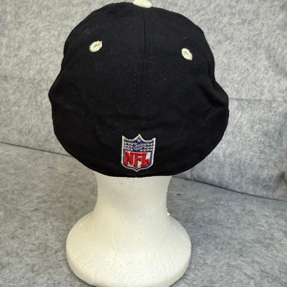 Atlanta Falcons Reebok On Field Fitted Hat Black 100% Wool‎ NFL Size 7 1/4 Vtg